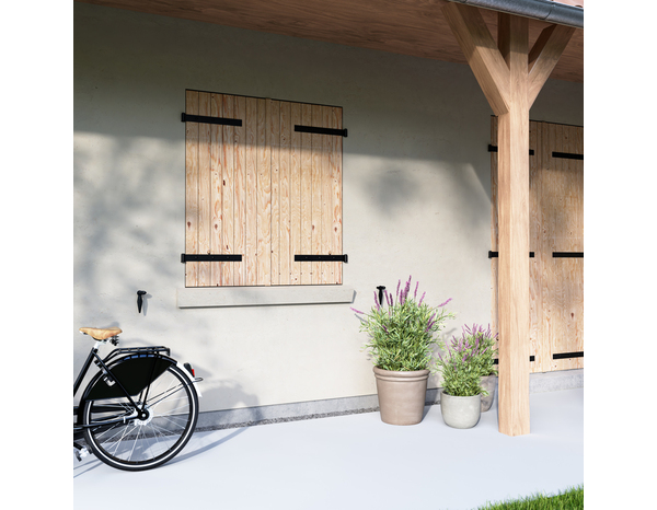 Volet battant manuel bois 135 x 120 cm - GEOM - Brico Dépôt