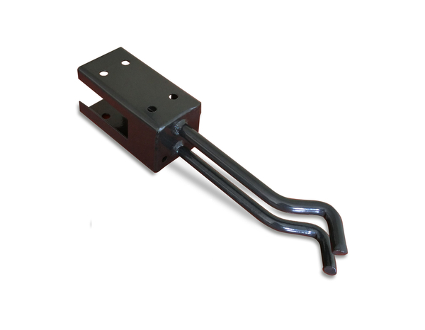 Support pour poteau bois à fixer gris - Long.70 mm. x Larg.70 mm. x H. 400 mm. Prof. 2 et 4 mm - Marque BLOOMA - Brico Dépôt