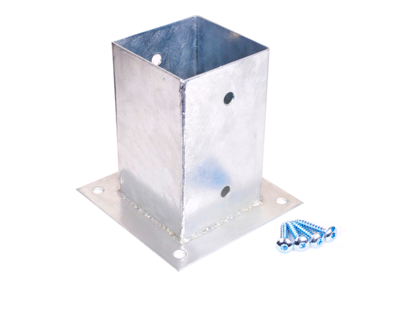 Support pour poteau bois à fixer - 90 mm x 90 mm - Marque BLOOMA - Brico Dépôt