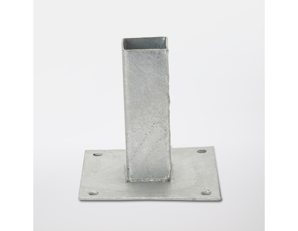 Platine à fixer pour poteau de palissade -  Section 45 mm x 45 mm - Marque BLOOMA - Brico Dépôt