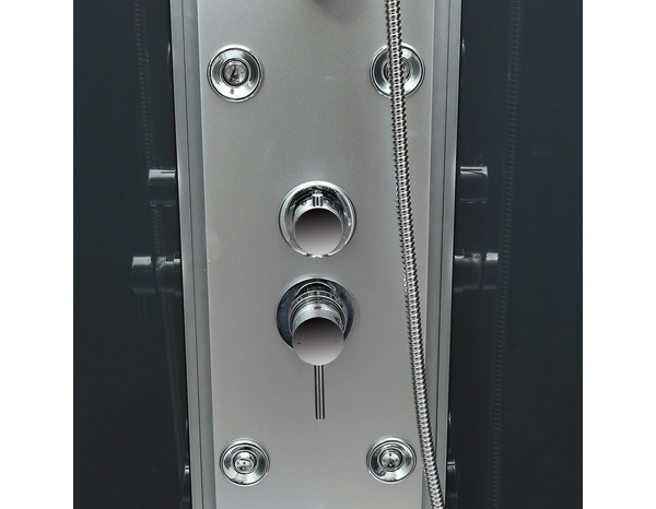 Cabine de douche hydromassante "Onega" 90 x 90 - GoodHome - Brico Dépôt