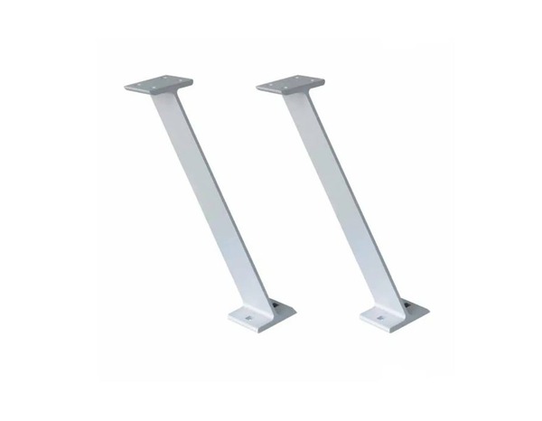 Lot de 2 pieds couleur  en aluminium pour snack "Zen" - Brico Dépôt