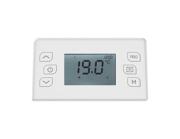 Radiateur électrique à inertie sèche cœur de céramique blanc "Loxy" 1000 W - Brico Dépôt