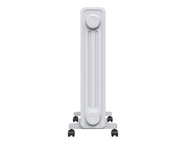 Radiateur bain d'huile 3 niveaux de chauffe blanc 2500 W - 64x45x24 cm - Brico Dépôt