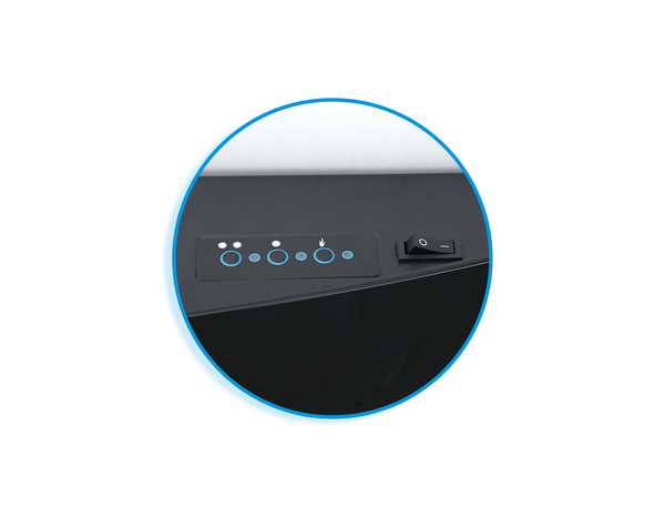 Cheminée électrique murale 2000 W - Brico Dépôt