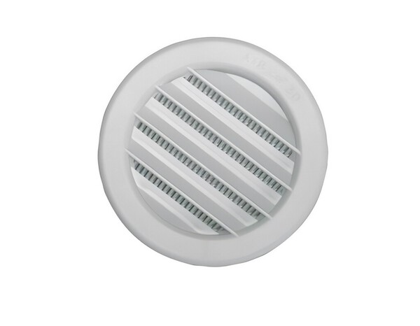 Grille ronde universelle en plastique à encastrer - Ø : 80 mm - Brico Dépôt