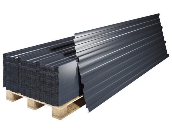 Plaque bacacier gris en acier galvanisé - 3 x 0,9 m - Bacacier - Brico Dépôt