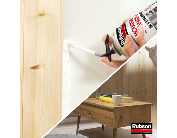 Mousse expansive aérosol multi-usages 345 ml - Rubson - Brico Dépôt