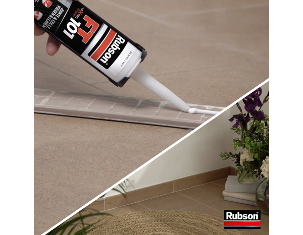 Mastic-colle FT 101 Pro blanc - cartouche 280 ml - Rubson - Brico Dépôt