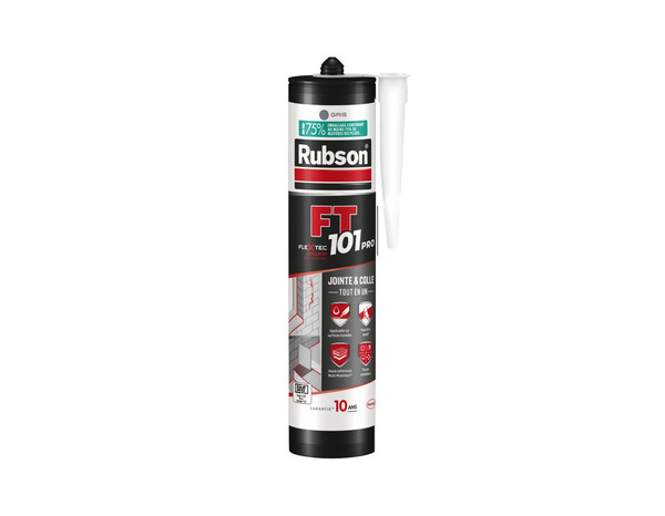 Mastic-colle FT 101 Pro gris - cartouche 280 ml - Rubson - Brico Dépôt