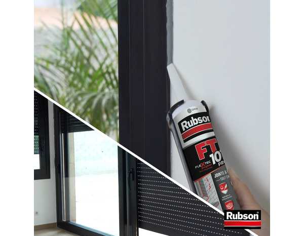 Mastic-colle FT 101 Pro gris - cartouche 280 ml - Rubson - Brico Dépôt