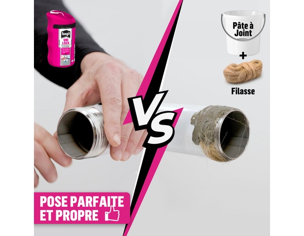 Fil de nylon Tangit uni-Lock, étanchéité pour réseaux eau, bobine de 80 m - Henkel - Brico Dépôt