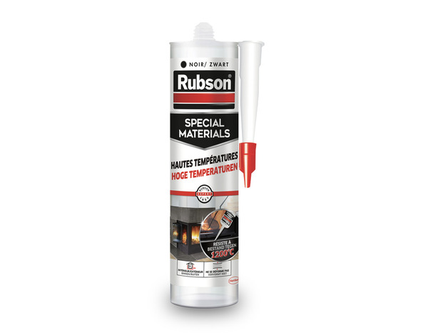 Mastic spécial hautes températures, couleur noir cartouche 280 ml - Rubson - Brico Dépôt