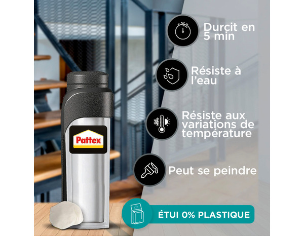 Pâte à réparer multi-usages "Pattex 100%", tube de 64 g - Pattex - Brico Dépôt