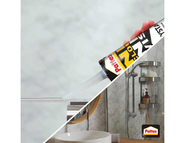 Colle tous matériaux, multi-usages Ni Clou Ni Vis, transparente, cartouche 290 g - Pattex - Brico Dépôt