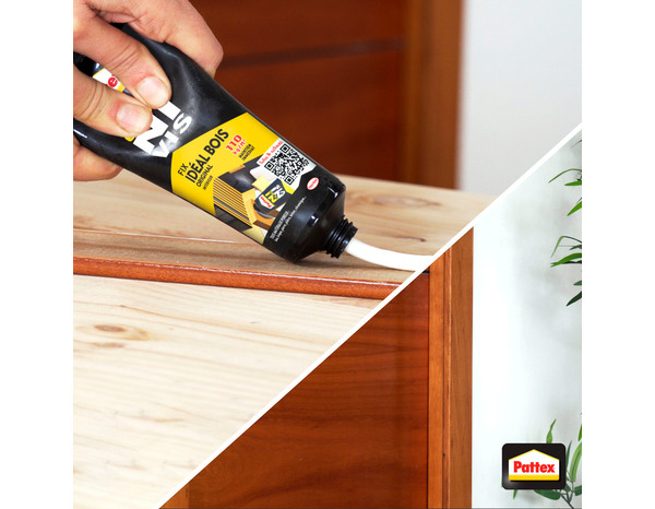 Colle surpuissante Ni Clou Ni Vis extra fort & rapide, colle blanche, tube 260 g - Pattex - Brico Dépôt