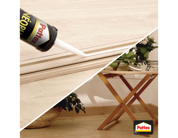 Lot de 3 cartouches, colle de fixation Néoplus type néoprène, tous matériaux, 390 g - Pattex - Brico Dépôt