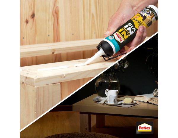 Colle blanche Ni Clou Ni Vis extra fort & rapide, cartouche prête à l'emploi 266 g - Pattex - Brico Dépôt