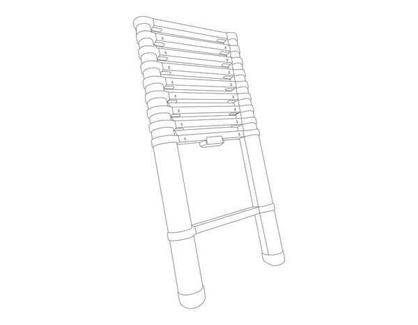 Echelle télescopique en aluminium 2,90 M - MAGNUSSON - Brico Dépôt