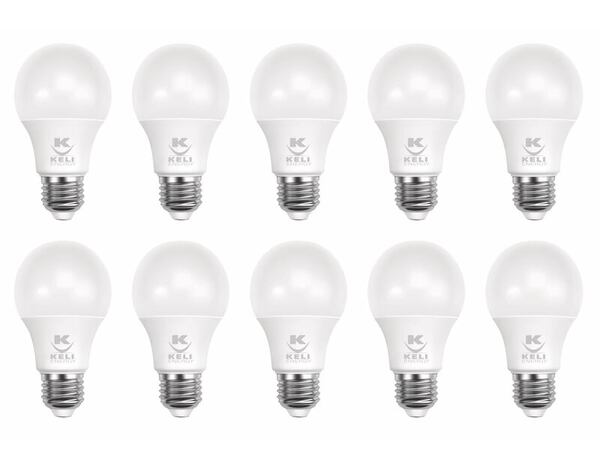 10 Ampoules led e27 3000k 810lm no dim - Brico Dépôt
