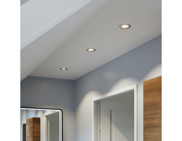 3 spots GU10 IP44 nickel "Ladislas" - Cooke and Lewis - Brico Dépôt