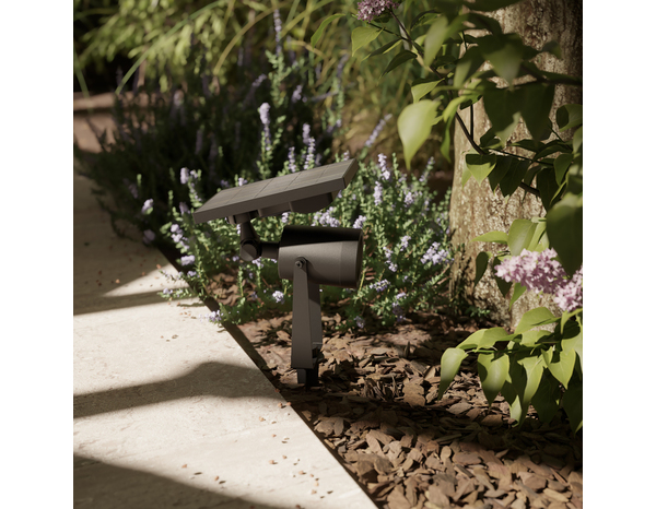 Spot solaire Led noir - Marque BLOOMA - Brico Dépôt