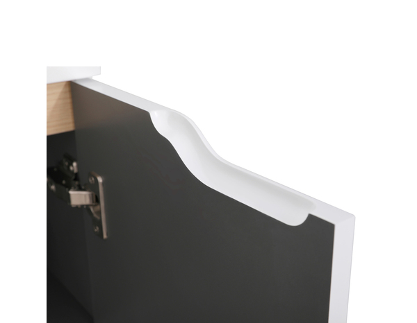 Colonne  à suspendre blanc "Tolima" : L. 30 x P. 30 x H. 120 cm - Brico Dépôt