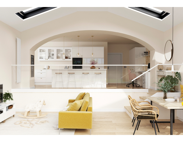 Façade 1 porte "Dorice" blanc brillant L30xH81 - Cooke and Lewis - Brico Dépôt