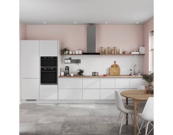 Façade 1 porte "Dorice" blanc brillant L30xH81 - Cooke and Lewis - Brico Dépôt