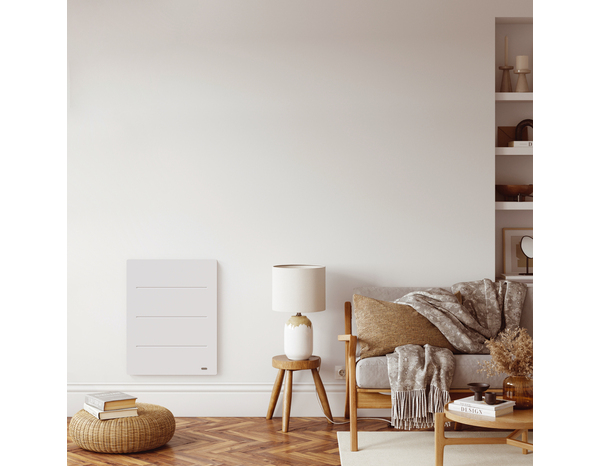 Radiateur connecté "bonny" 1500W H. 60 x L. 47 x P. 11, 5 cm - DéLonghi - Brico Dépôt