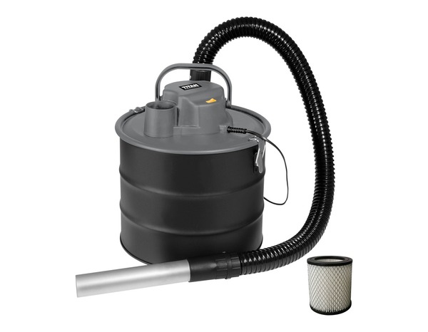 Vide cendre inox  800 W capacité 20l avec tuyau métallique 1 mètre - Titan - Brico Dépôt