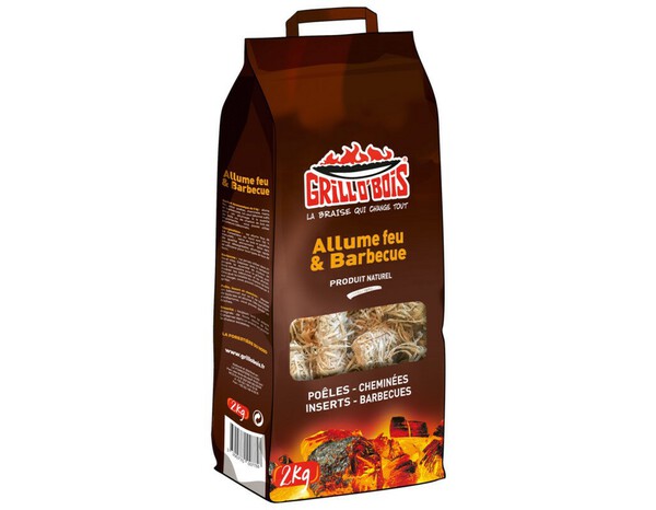 Allume feu et barbecue naturel - 2 kg - Brico Dépôt