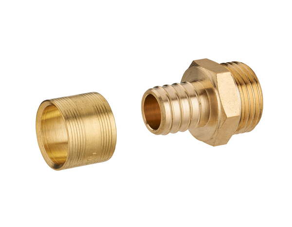 Raccord droit à glissement PER Mâle 3/8" D16 - Lot de 5 pièces - Noyon & Thiebault - Brico Dépôt