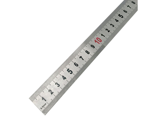 Lot de 2 équerres 300 et 250 mm et 1 règle 300 mm en acier inoxydable - MAGNUSSON - Brico Dépôt