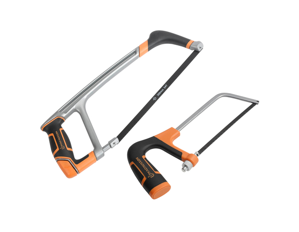 Lot de 2 scies à métaux avec poignée souple antidérapante - MAGNUSSON - Brico Dépôt