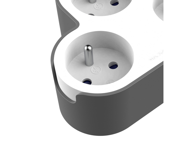 Triplite 3x16A blanc et gris - Brico Dépôt