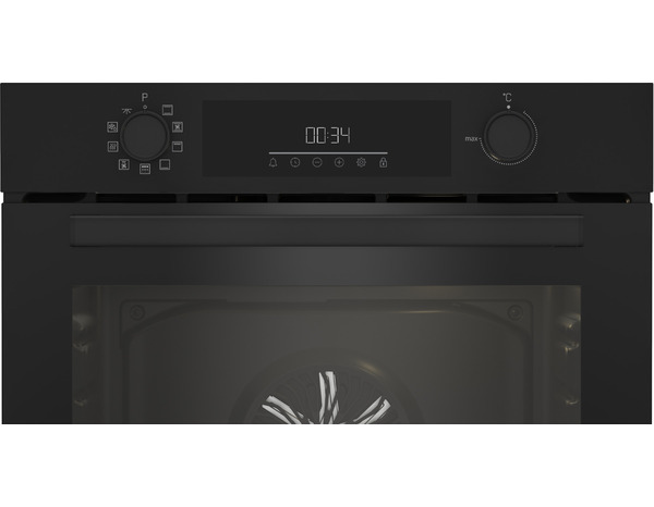 Four pyrolyse 66L noir 9 programmes - L.59,4 x H.59,5 x P.56,7 cm - Beko - Brico Dépôt