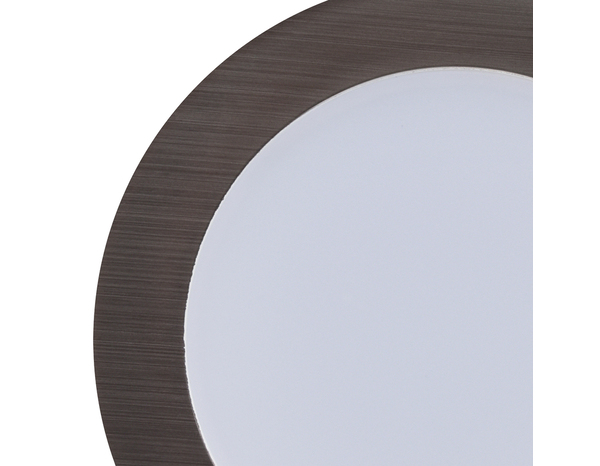 Lot 5 spots encastrable nickel  slim 85 mm - Brico Dépôt