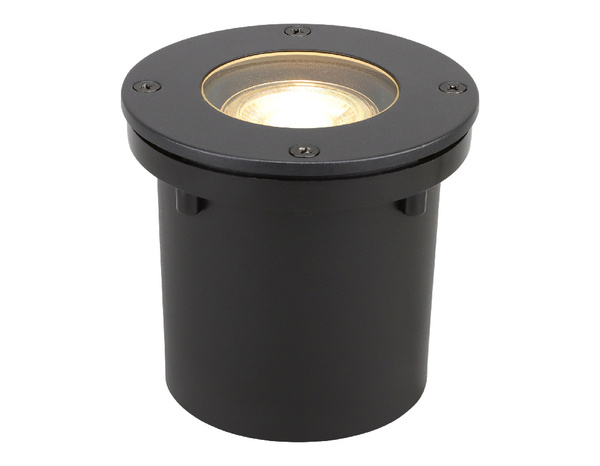 Spot exterieur rond GU10 noir "Carpina" - Marque BLOOMA - Brico Dépôt