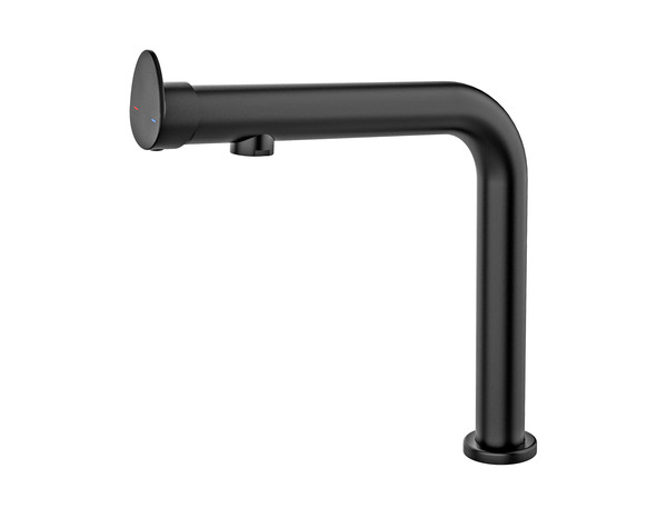 Mitigeur évier noir bec haut 28,4 cm CASCABEL - Brico Dépôt