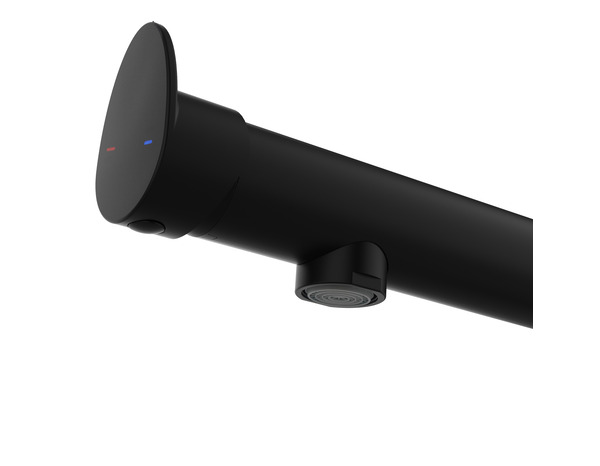 Mitigeur évier noir bec haut 28,4 cm CASCABEL - Brico Dépôt