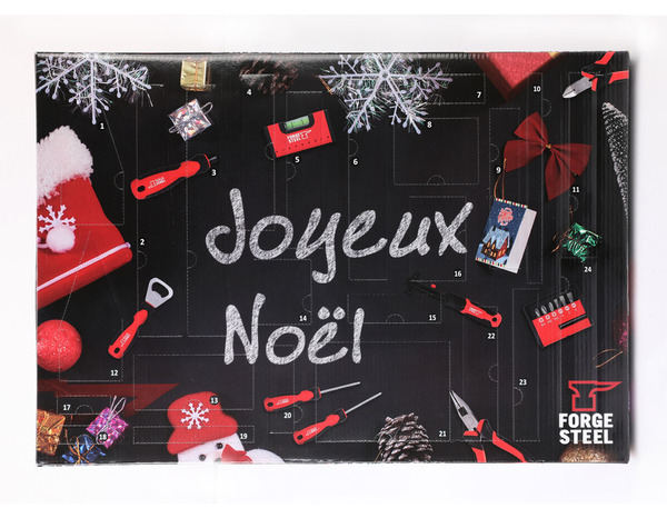 Calendrier de l'Avent 46 pièces FORGE STEEL - Forge steel - Brico Dépôt