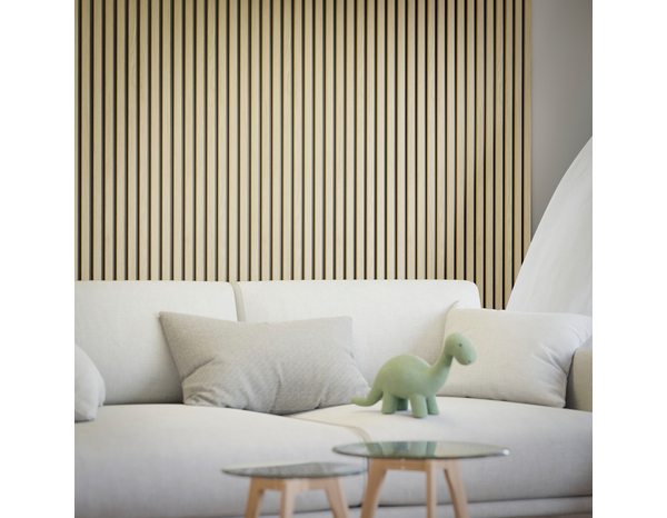 Lot de 2 panneaux décoratifs en HDF - H. 260 x L. 30 cm, ép. 13 mm. - Brico Dépôt