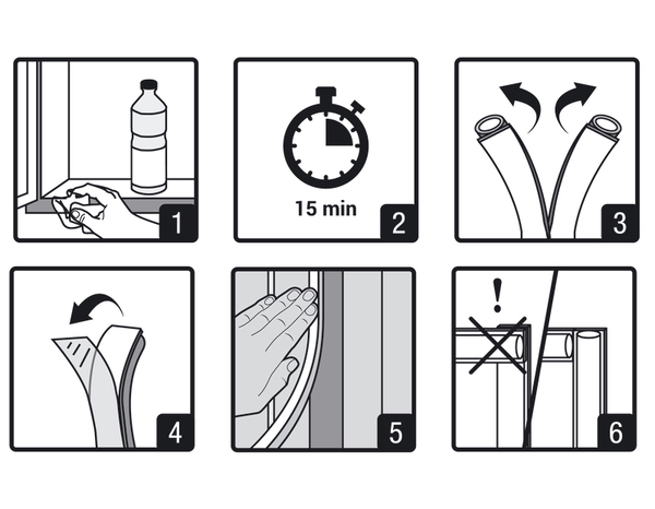 Joint d'étanchéité premium conditions extrêmes - transparent- 6 m 9 x 7,5 mm - 3M - Brico Dépôt