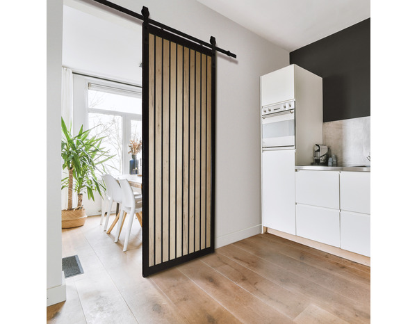 Porte coulissante PNX TSX réversible avec rail - 204 x 83 cm - Brico Dépôt