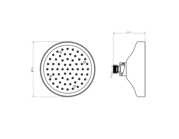 Pomme de douche de tête maria

 - Cooke and Lewis - Brico Dépôt