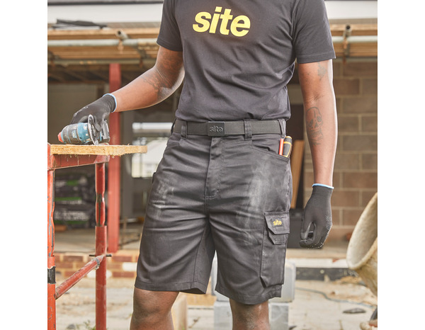 Short de travail "SEMBER" noir multi poches T48 - Brico Dépôt