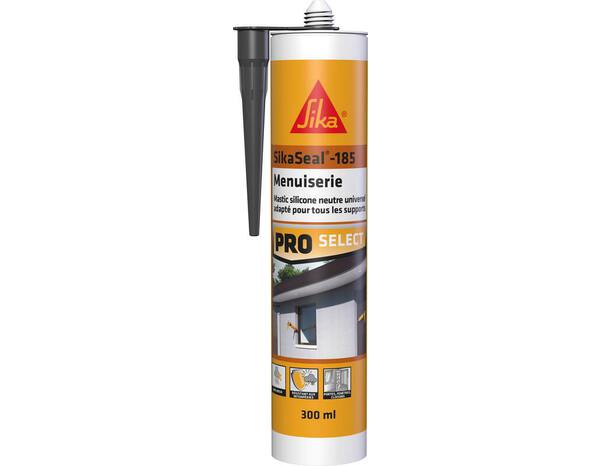 Mastic silicone Sikaseal menuiserie neutre universel anthracite - 300 ml - Sika - Brico Dépôt