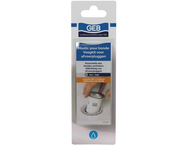 Mastic pour bonde préformée avec cordon - GEB - Brico Dépôt