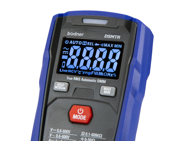 Multimètre digital automatique avec sélection automatique - Brico Dépôt